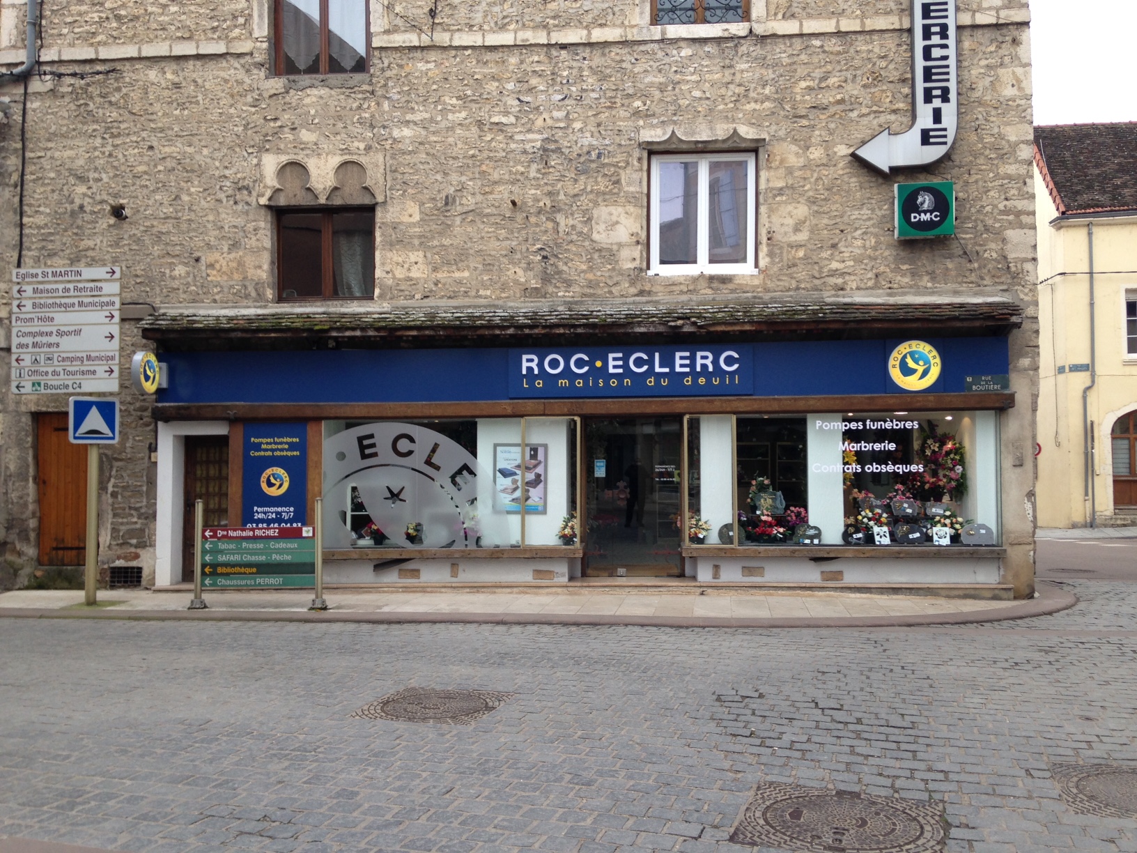 Pompes Funèbres ROC ECLERC - Chagny - Boutière 