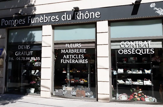 Pompes Funèbres du RHONE - Villeurbanne - Verlaine 