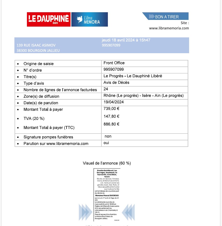 Monsieur Pascal DUCROUX