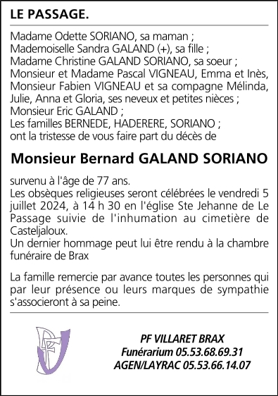 Bernard GALAND