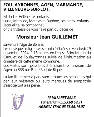 GUILLEMET Jean