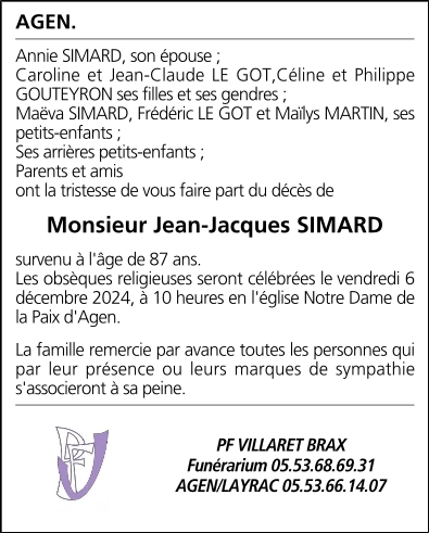 SIMARD Jean-Jacques