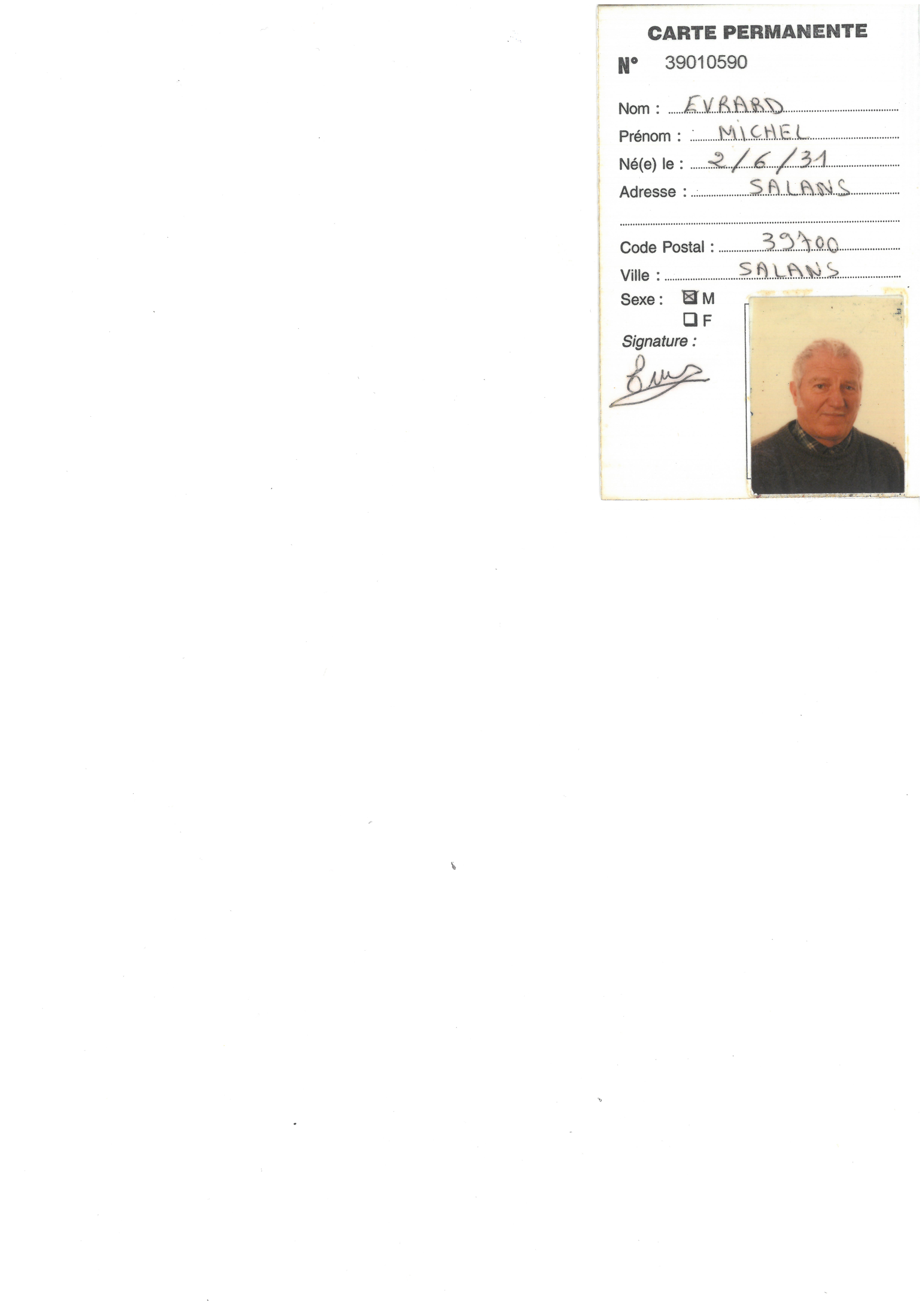 EVRARD Michel