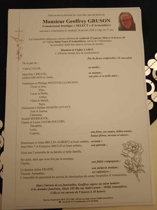 Monsieur Geoffrey GRUSON