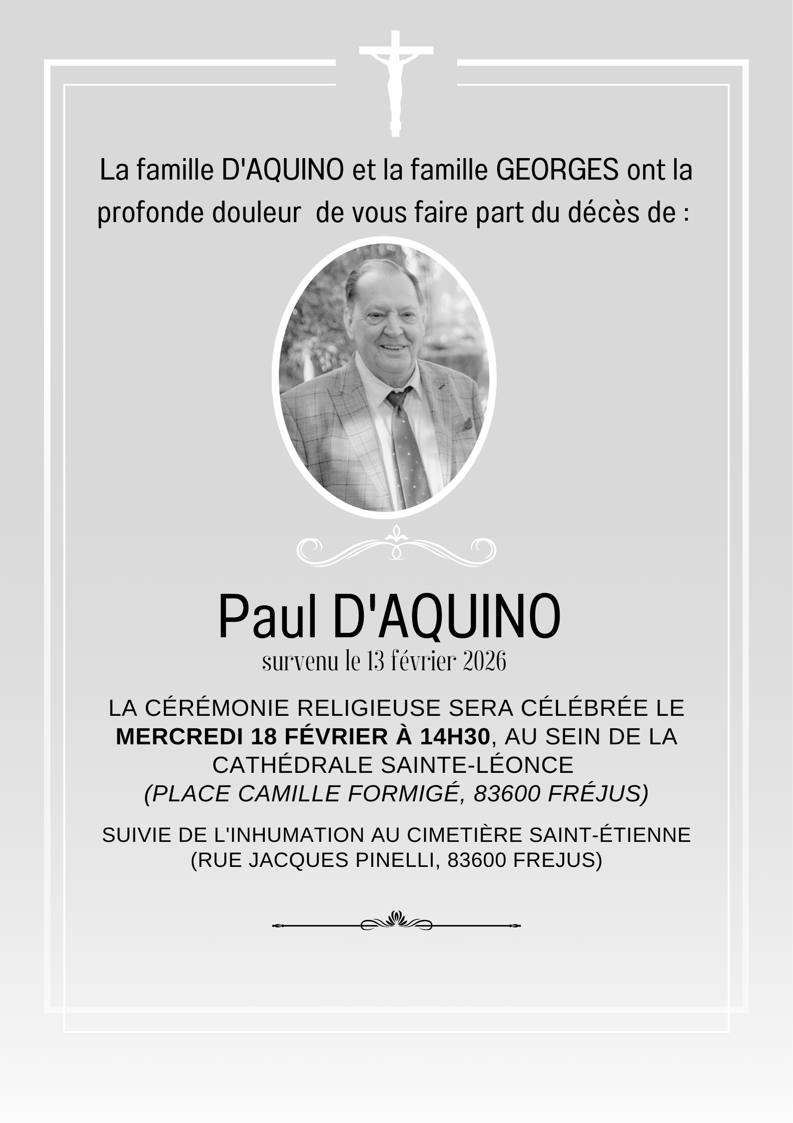 Monsieur Paul, Charles, Simon D'AQUINO