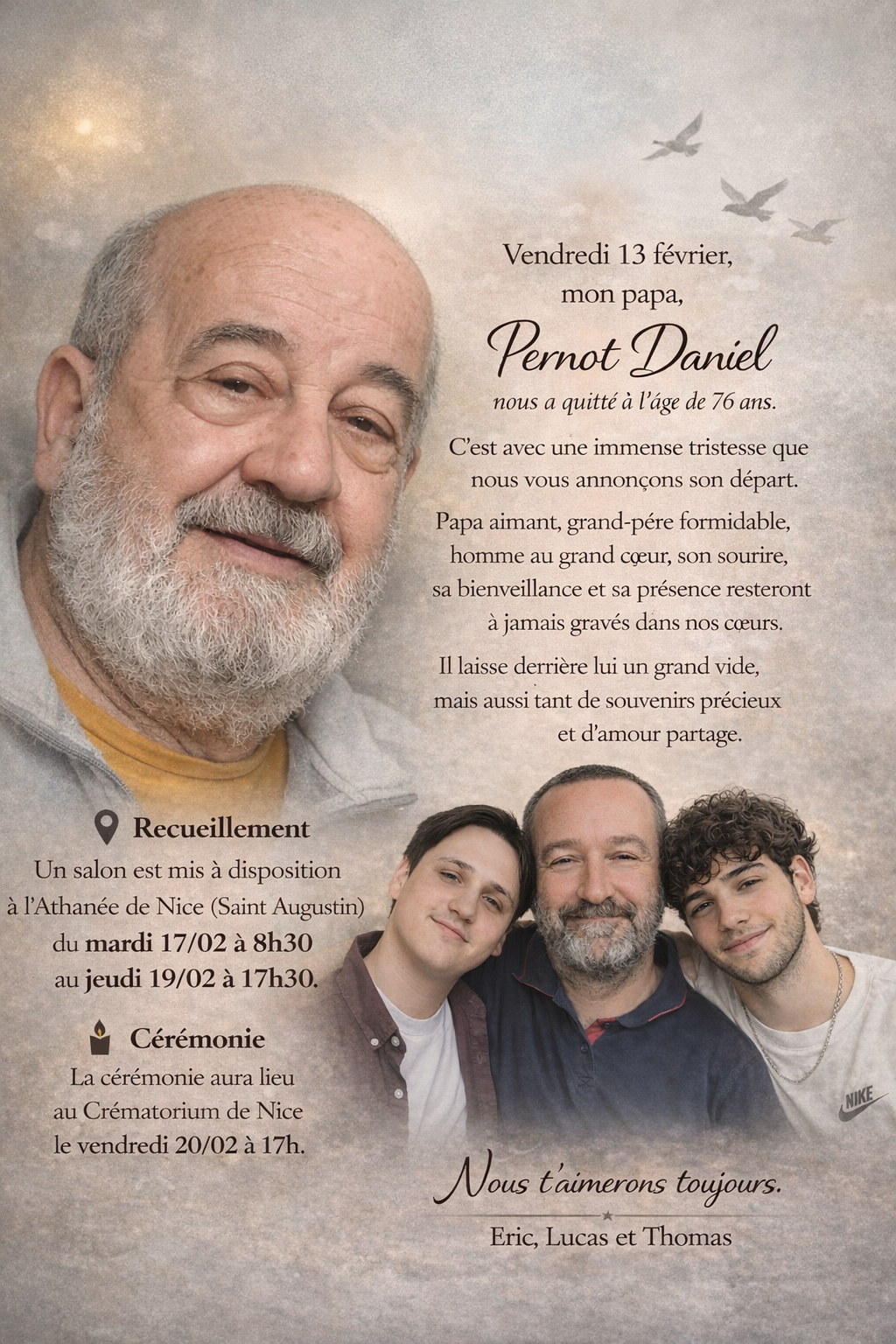 Monsieur Daniel, Jean-louis PERNOT