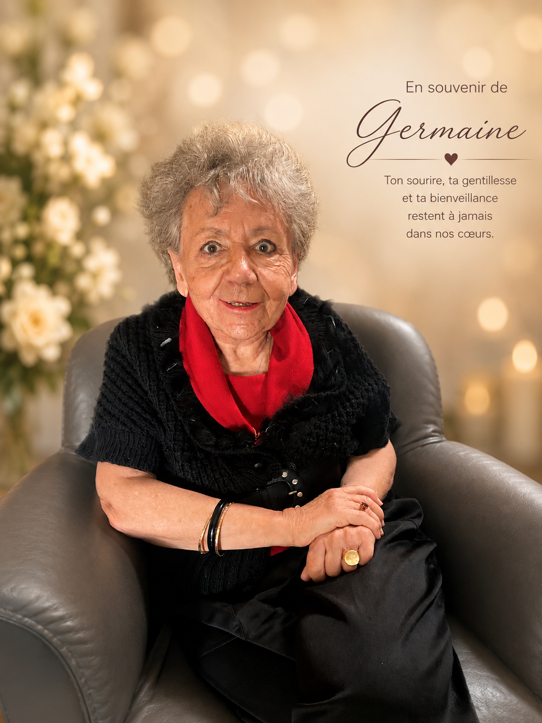 Madame Germaine Jeanne LACOSTE née MAVROUDIS