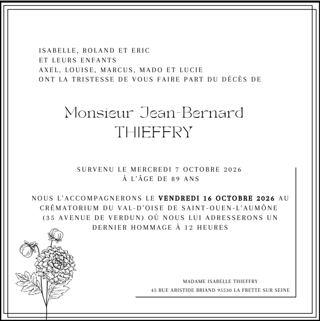 THIEFFRY Jean-Bernard
